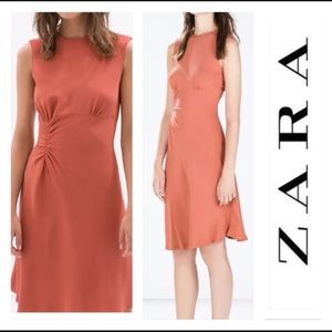 NWT Zara Plunging Backline Dress